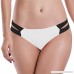 Reteron Women's Fashion Double String Cutout Side Bikini Bottom 2 Pack Black White Blazingyellow B07NYVRRVC
